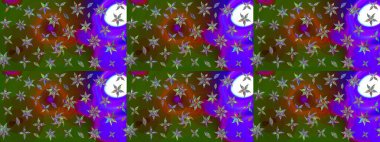 Yeşil renkli çiçekler. Düz Çiçek Elementleri Tasarımı. Renkli Bahar Teması eskiz kalıbı. Sevimli çiçek raster deseni.