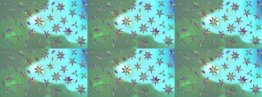 Düz Çiçek Elementleri Tasarımı. Güzel çiçek deseni. Yeşil renkli çiçekler. Renkli Bahar Teması çizim şablonu.