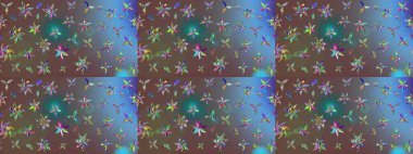 Tekstil ve kapak tasarımı için mükemmel. Doodle tarzı. Renkli kahverengi çizim deseni. Elle çizilmiş sonbahar çiçeği deseni. Kahverengi renkte çiçekler.