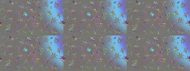 Çiçekli zambakların eskiz geçmişi. Parlak çiçekli kolaj çiçekleri gridir. Çiçek tasarımı için inanılmaz kolaj cennet tarzı..