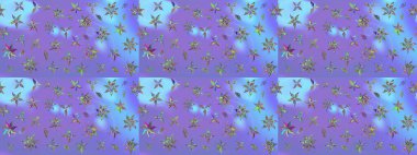 Güzel suluboya yaz çiçekleri deseni..