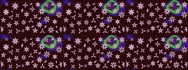 Varicolobrown Raster çizimi. Küçük çiçekteki sevimli çiçek deseni. Birçok kahverengi ve soyut çiçekli tropikal çizim deseni.