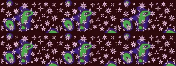 Küçük çiçekteki sevimli çiçek deseni. Kahverengi renkte çiçekler.