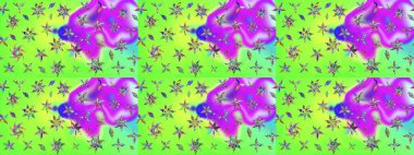 Yumuşak pamuk tasarımı. Paketleme, tekstil, duvar kâğıdı için çiçek eskizi. Raster 'ın taze dokusu. Yumuşak fayans. Klasik çiçek deseni.