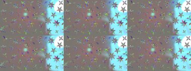 Raster illüstrasyonundaki çiçek desenli çizim. Suluboya tarzında gri renkte çiçekler.