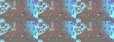 Modern çiçek arkaplanı. Moda baskıları için zarif bir şablon. Halk tarzı. Parlak renkli çiçekleri ve gri yaprakları olan muhteşem bir çiçek deseni..