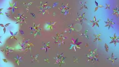 Üst manzara, yumuşak gri renk tarzı. Manzaralı çiçek deseni. Sevgililer günü ve tebrik kartı konsepti için şık bir davetiye. Çiçek kompozisyonu, el boyası, hassas şablon..