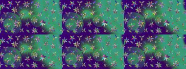 Raster şirin suluboya çiçek desenleri çiziyor. Büyük bir çiçek boyası seti. Kartlar, davetiyeler, tarih kartları ve daha fazlası için kullanılabilir.