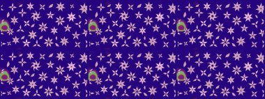 Vadinin mavi renkli çiçekleri. Raster çiçek desenleri çiziyor..