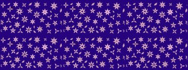 Raster resim. Çiçek desenli çiçek ve yaprakları ile. Sevimli küçük çiçek desenle.