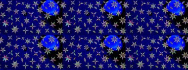 Klasik taslak çizimi. Raster Yumuşak kumaş deseni. Raster çiçek izi. Çiçek mavisi çizim deseni.