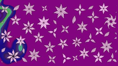 Parmak izi, kumaş, duvar kâğıdı, tekstil için raster dokusu. Nakış desenli çiçek deseni. Renkli grunge soyut arkaplanı sütun çiçekleri ile zenginleştirir.