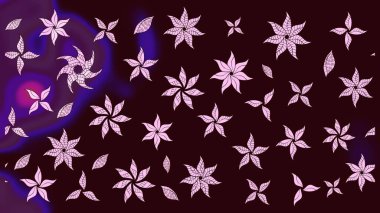 Motley illüstrasyonu. Küçük çiçekte güzel bir desen. Moda baskıları için zarif bir şablon. Robot resim. Küçük renkli çiçekler. Çiçekli yaz çiçekleri.