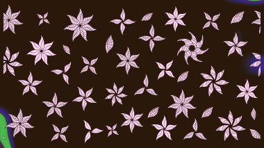 Küçük çiçekte güzel bir desen. Moda baskıları için zarif bir şablon. Çiçekli bahar çiçekleri. Küçük renkli çiçekler. Motley illüstrasyonu.