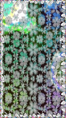 Bahar çiçekli, dikişsiz, sevimli çiçek deseni. Raster illüstrasyonu. Güzel kumaş deseni.