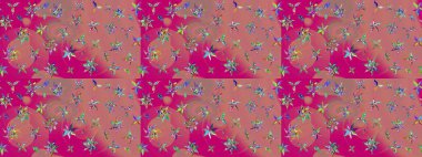 Pembe lale çiçekleriyle Raster eskiz kalıbı. Doğal kozmetik ürünleri, parfüm, çiçekçi dükkanı için bahar ihalesi tasarımı. Karşılama ya da düğün geçmişi olarak kullanılabilir. Paket kağıdı için en iyisi..