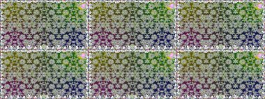 Fantezi çiçekli kusursuz desen, doğal duvar kağıdı, çiçek desenli kıvrım çizimi. Ev dekoru. Paisley el çizimi elementler.