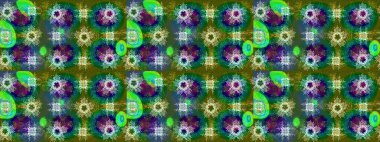 Kar tanesi renkli desen. Renk arka plan üzerinde izole soyut kar taneleri ile düz tasarım. Raster resim. Snowflakes desen. Raster kar taneleri arka plan.