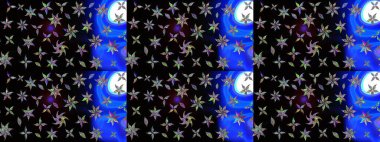 Çiçeğin suluboya çizimlerinin mükemmel deseni. Dekorasyon ve tasarım için güzel bir desen. Moda baskısı. Eski model. Raster illüstrasyonu. Suluboya çizim deseni.