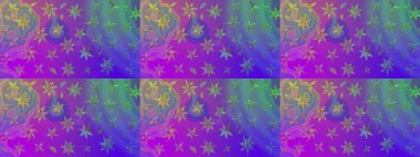 Raster. Sabıka fotoğraflarında, bebek kıyafetlerinde, duvar kâğıtlarında, paket kutularında falan kullanılabilir. Zarif, parlak ve eskiz mor çiçek desenli tasarım.