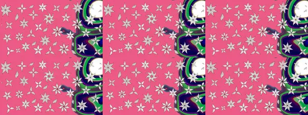 Çiçek desenli raster, pembe çizgi grafik desenli soyut raster arkaplan. Modern stil dokusu.