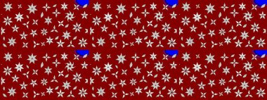 Çiçekli eskiz deseni. Suluboya çizimi. El çizimi. Kırmızı renkte çiçekler.