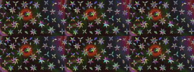 Eskiz arkaplan modeli. Vadinin gri renkli çiçekleri. Raster - stok. Suluboya, elle çizilmiş.