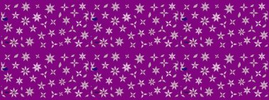 Raster illüstrasyonu. Tekstil veya kitap kapakları, imalat, duvar kağıtları, baskı, hediye paketi ve yapıştırma kitabı için çiçek eskizi geçmişi. Küçük ölçekli çiçeklerdeki basit sevimli desen.