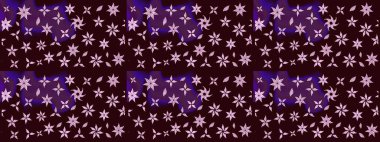 Raster illüstrasyonu. Kahverengi renklerde bahar çiçekleri. Çiçekli yumuşak bir eskiz şekli. Raster çiçekleri klasik tarzda resmedilir..