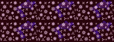 Kabile sanatı boho baskısı, klasik çiçek arkaplanı. Soyut etnik raster çizim kalıbı. Arkaplan dokusu, duvar kağıdı, kahverengi renkli çiçek teması.