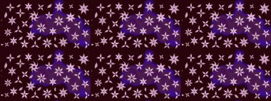 Kahverengi renkli çiçekler. Düz Çiçek Elementleri Tasarımı. Renkli Yaz Temalı eskiz kalıbı. Sevimli çiçek raster deseni.