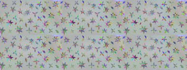 Gri renkli çiçekler. Renkli gri çizim kalıbı. Elle çizilmiş sonbahar çiçeği deseni. Tekstil ve kapak tasarımı için mükemmel. Doodle tarzı.