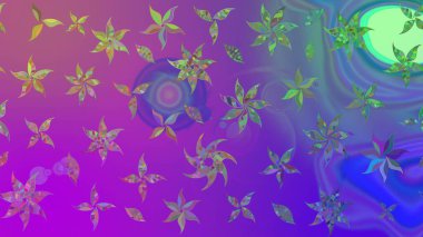 Kumaş, tekstil, duvar kağıdı baskısı için. Eski usul. Eskiz geçmişi. Raster. Tomurcukları çiçek olan sevimli bir çiçek deseni. Raster illüstrasyonu.