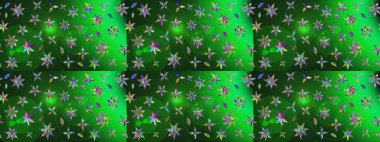 Taslak desenli, modaya uygun kumaş deseni. Düz Çiçek Elementleri Tasarımı. Renkli Bahar Teması eskiz kalıbı. Şirin çiçek elementleri. Raster illüstrasyonu.