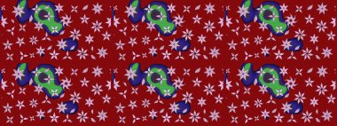 Flower eskiz arka planı. Çiçek deseni. Raster illüstrasyonu. Şatafatlı bahar bahçesi dokusu.