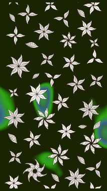 Zarif, parlak ve gri çiçek desenli tasarım. Sabıka baskıları, bebek kıyafetleri, duvar kâğıtları, paket kutuları vb..