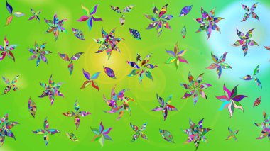 Ultraviyole kumaş deseni. Raster illüstrasyonu. Çizim kalıbı. Organik motif arkaplanı.