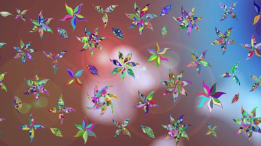 Çiçek arkaplan. Raster illüstrasyonu. Doğum günü kartı ya da düğün davetiyesi. Suluboya çiçek buketi. Kahverengi renklerde. Çiçekli tebrik kartı.