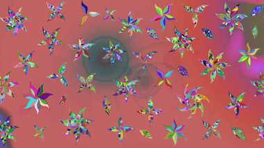 Zarif, parlak ve pembe çiçek desenli bir tasarım. Sabıka fotoğraflarında, bebek kıyafetlerinde, duvar kâğıtlarında, paket kutularında falan kullanılabilir. Raster..