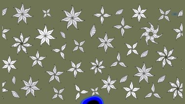 Raster illüstrasyonu. Kumaş, duvar kağıdı ve kağıt üzerine baskı yapmak için gelişen arka plan. Moda arka planında parlak buketler. Eski usul küçük çiçekli şirin bir eskiz deseni..