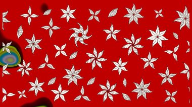 Moda baskıları için zarif bir şablon. Çiçekli bahar çiçekleri. Motley illüstrasyonu. Küçük çiçekte güzel bir desen. Küçük renkli çiçekler..