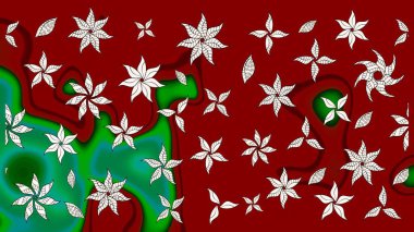 Motley illüstrasyonu. Küçük çiçekte güzel bir desen. Çiçekli bahar çiçekleri. Küçük renkli çiçekler. Moda baskıları için zarif bir şablon.