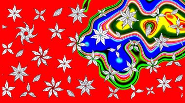 Suluboya desenli çiçek deseni. Dekorasyon ve tasarım için güzel bir desen. Moda baskısı. Çiçeğin suluboya çizimlerinin mükemmel deseni. Ayarlanmış.