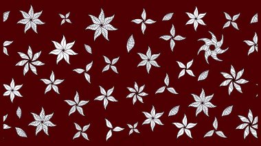 Çiçek arkaplan. - Kırmızı çiçekler. Çiçek kolajı. Çiçek kompozisyonu. Doğa. Raster deseni. Küçük çiçekte güzel desen var..