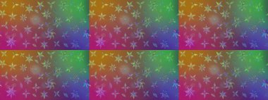 Güzel kumaş deseni. El çizimi. Raster illüstrasyonu. Çiçekler, dallar, otlar ve çiçekler.