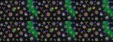 Şirin çiçekli, desenli, gri renkli bir eskiz deseni. Tekstil için suluboya eskiz deseni. El çizimi çiçek çizimi deseni (fayans)).