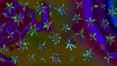 Çiçek kompozisyonu, el boyası, hassas şablon. Üst manzara, yumuşak kahverengi renk. Sevgililer günü ve tebrik kartı konsepti için şık bir davetiye. Manzaralı çiçek deseni.