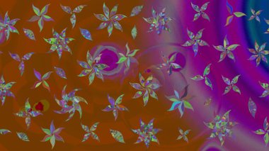 Çizim raster deseni. Çiçek arkaplan. Güzel kumaş deseni.