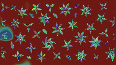 Dekorasyon ve tasarım için güzel bir desen. Moda baskısı. Ton halinde. Çiçeğin suluboya çizimlerinin mükemmel deseni. Suluboya desenli çiçek deseni.