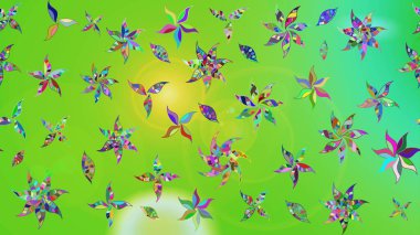 Güzel suluboya yaz çiçekleri deseni..